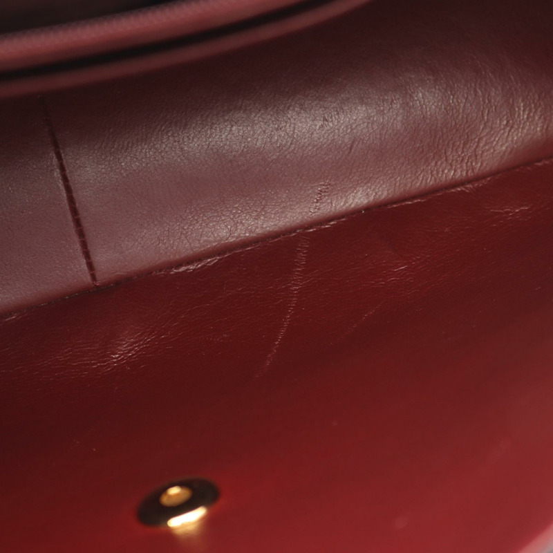 香奈兒 (CHANEL) Matelasse Jumbo COCO Mark 鏈條肩背包，羊皮材質，黑色，二手，金色五金，CC-5