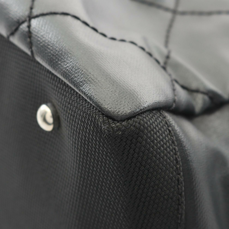 香奈兒 (CHANEL) Paris Biarritz MM 手提包 A34209 帆布皮革 黑色 二手 女士 CC-5