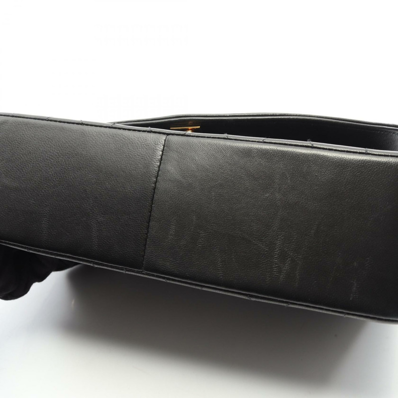 香奈兒 (CHANEL) 絎縫 Diana 翻蓋鏈條斜背包 A01165 羊皮 GHW BK-6