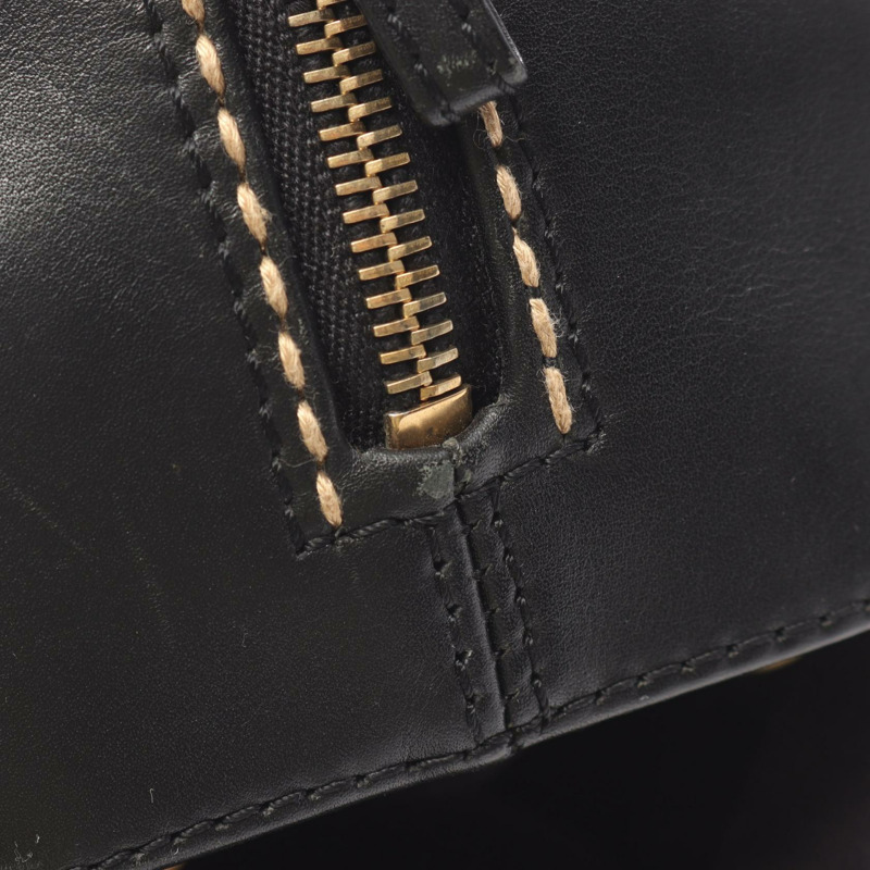 香奈兒 (CHANEL) 野性縫線手袋，羊皮材質，黑色，二手，女士 COCO CC-6