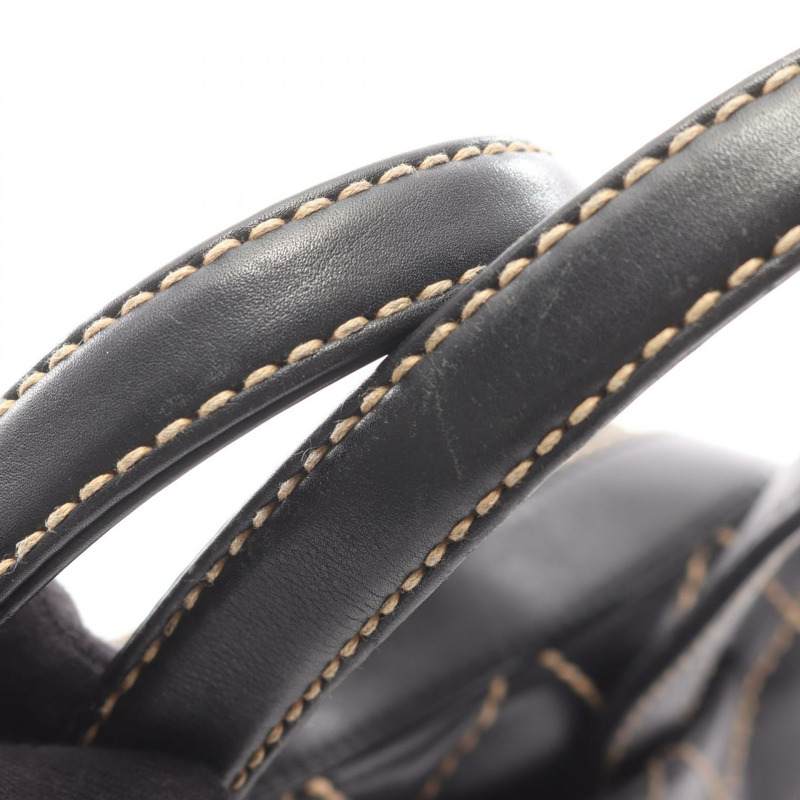 香奈兒 (CHANEL) 野性縫線手袋，羊皮材質，黑色，二手，女士 COCO CC-12