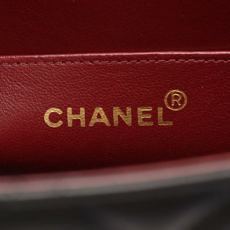 香奈兒 Jumbo Matelasse 34 鏈條肩背包 A01094 羊皮黑 二手 金色五金-3