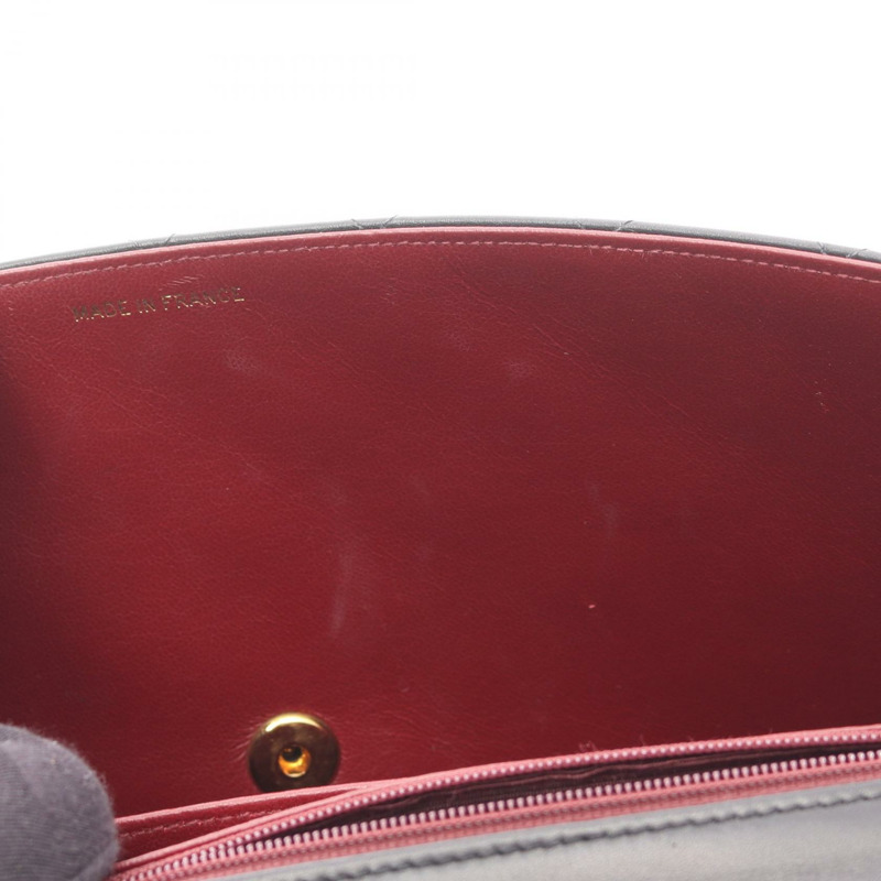 香奈兒 Jumbo Matelasse 34 鏈條肩背包 A01094 羊皮黑 二手 金色五金-10