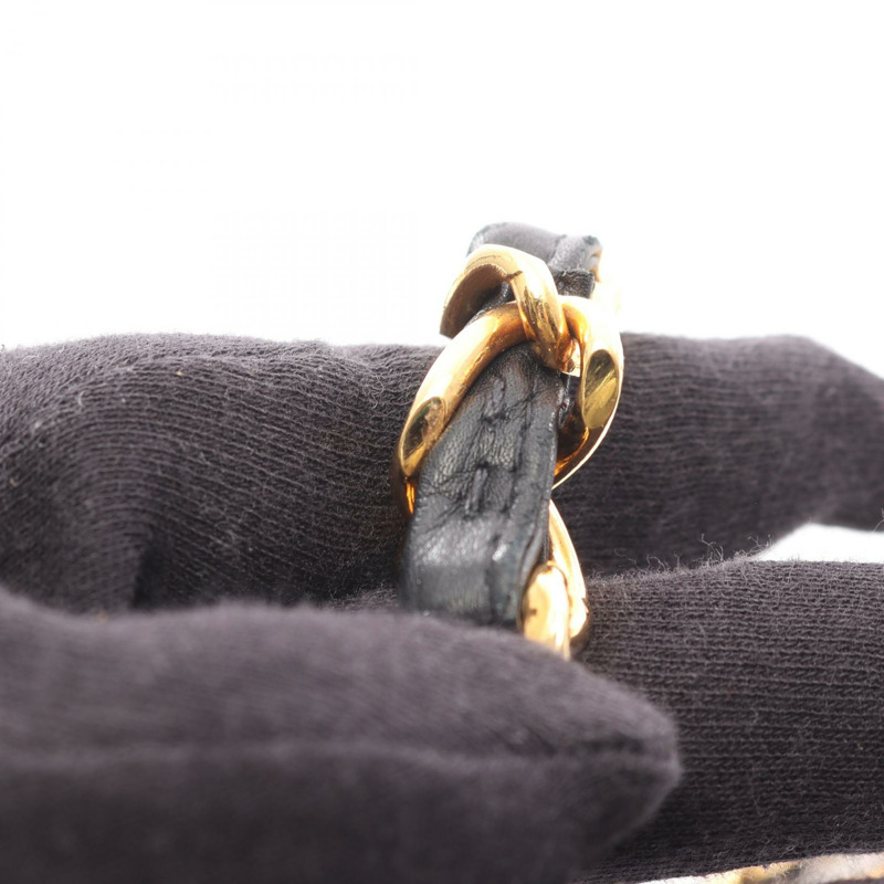 香奈兒 Jumbo Matelasse 34 鏈條肩背包 A01094 羊皮黑 二手 金色五金-11