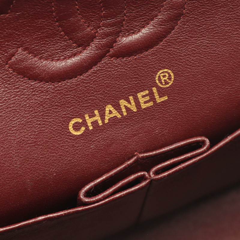 香奈兒 (CHANEL) Matelasse W 翻蓋鏈條單肩背包 A01113 羊皮 BK 二手 GHW-3