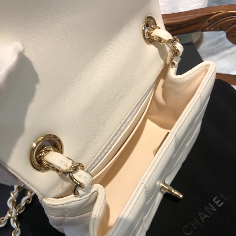 香奈儿CHANEL  四方格冰格骰子 链条包 芯片款-7