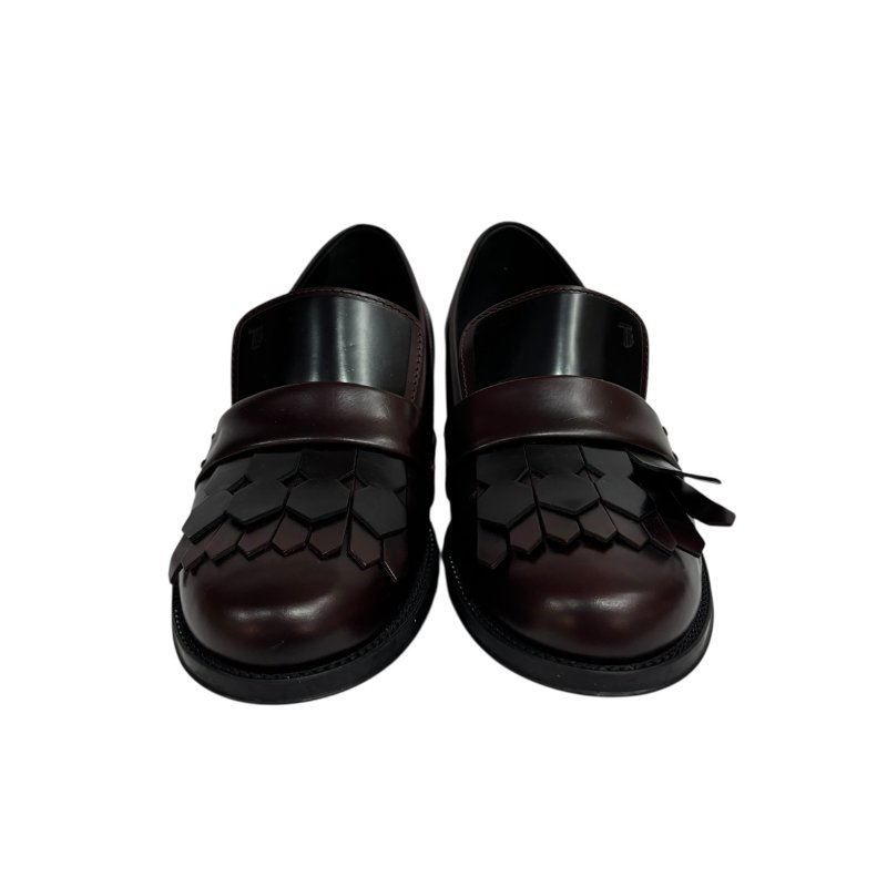 【美收精品】TODS 酒紅色皮鞋 4-595-2