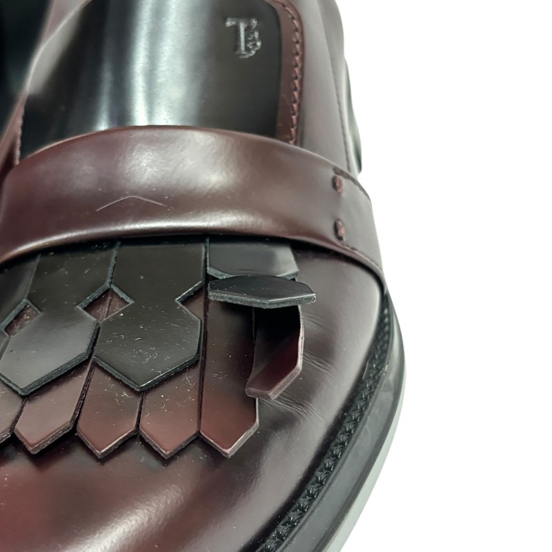 【美收精品】TODS 酒紅色皮鞋 4-595-3