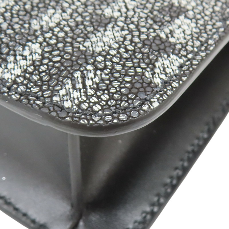 黑色 亮面特殊皮革 Serpenti Forever 肩背包【BVLGARI 寶格麗】-10