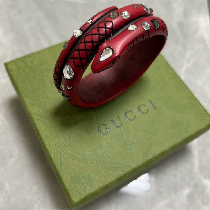 Gucci 蛇行手環-4