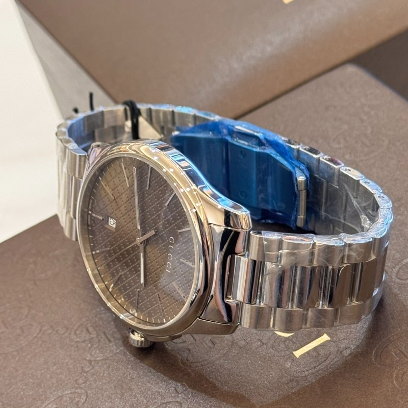 *SHIHNA名牌精品* Gucci G-Timeless 棕色錶盤男士腕錶-8