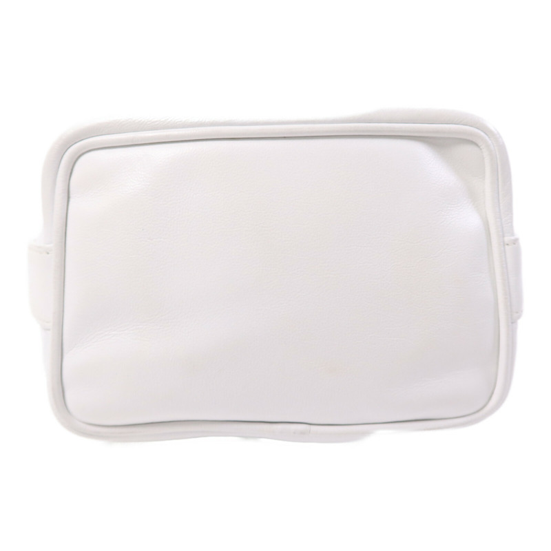 CHANEL 牛皮皮革Vintage Mini Buecket Bag金扣鏈帶肩背袋-4