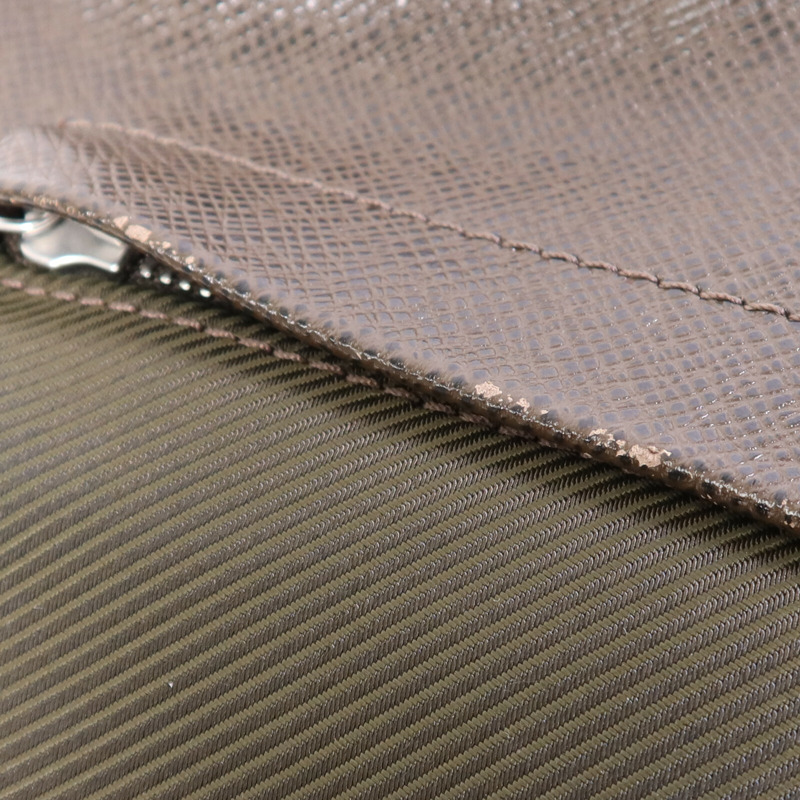 LOUIS VUITTON Taiga/帆布Beluga銀扣肩背袋-14