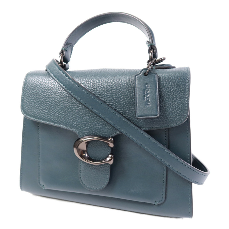 COACH 牛皮皮革2 Way Shoulder Bag手挽肩背兩用袋-2