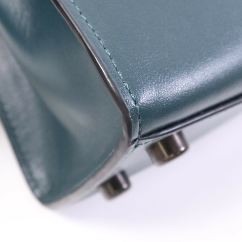 COACH 牛皮皮革2 Way Shoulder Bag手挽肩背兩用袋-11