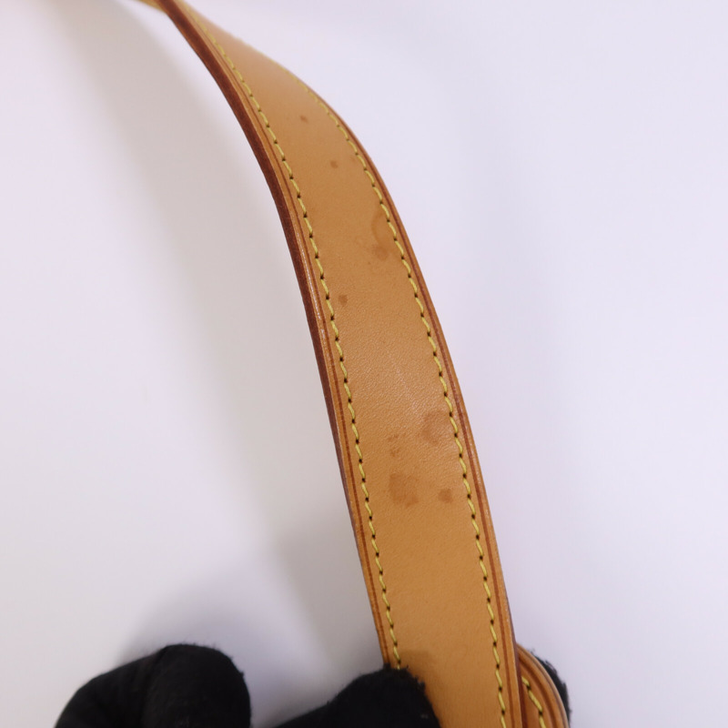 LOUIS VUITTON Damier Azur Keepall Bandoulie 55金扣手挽肩背兩用袋-15