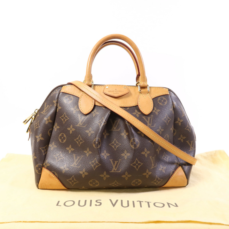 LOUIS VUITTON Monogram Canvas Segur金扣手挽肩背兩用袋-8