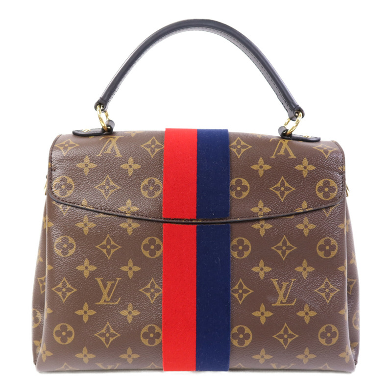 LOUIS VUITTON Monogram Georges MM金扣手挽肩背兩用袋-1