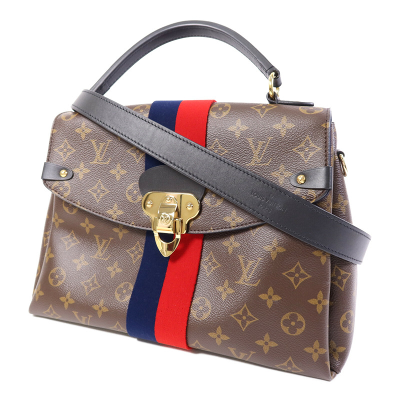 LOUIS VUITTON Monogram Georges MM金扣手挽肩背兩用袋-2