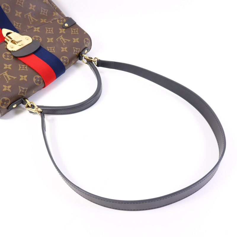 LOUIS VUITTON Monogram Georges MM金扣手挽肩背兩用袋-5