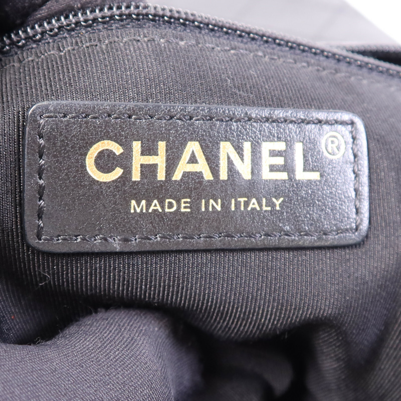 CHANEL 牛皮皮革Chain Shoulder Bag金扣鏈帶肩背袋-5