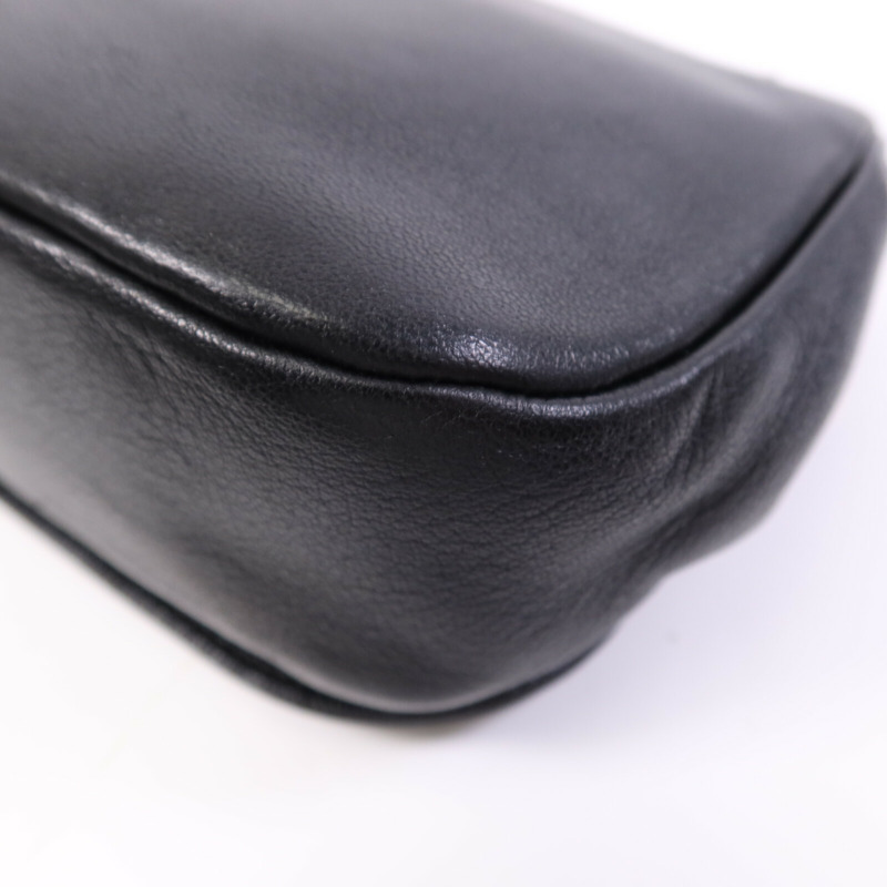 CHANEL 牛皮皮革Chain Shoulder Bag金扣鏈帶肩背袋-11