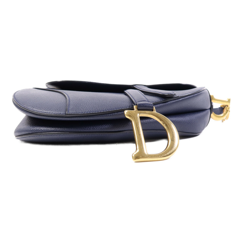 Dior 牛皮皮革Saddle金扣肩背袋-3