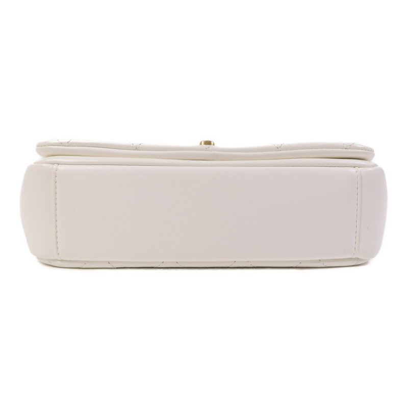 CHANEL 牛皮皮革Chain Shoulder Bag 金扣鏈帶肩背袋-3