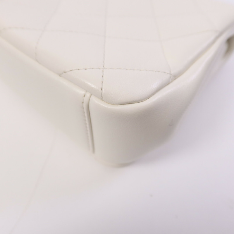 CHANEL 牛皮皮革Chain Shoulder Bag 金扣鏈帶肩背袋-11