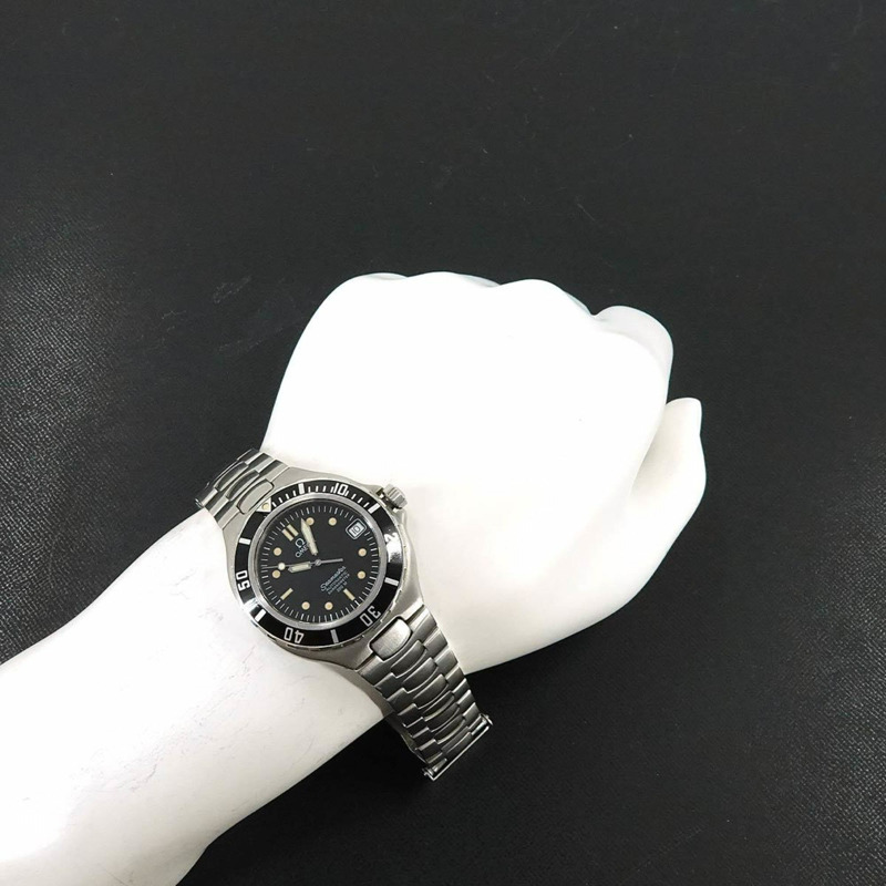 歐米茄海馬系列200 368 1062 男士腕錶，附日期顯示，黑色，自動上鍊-3