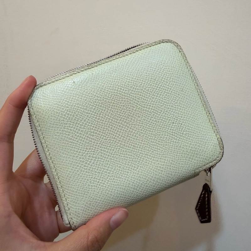 氣泡綠絲巾短夾🫧-0