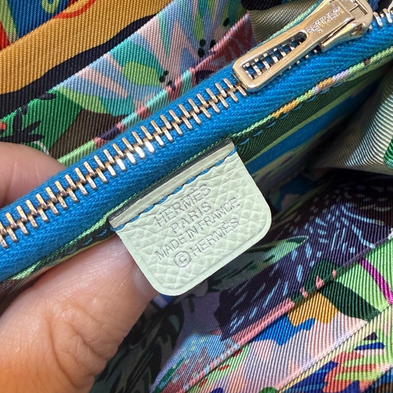 氣泡綠絲巾短夾🫧-17