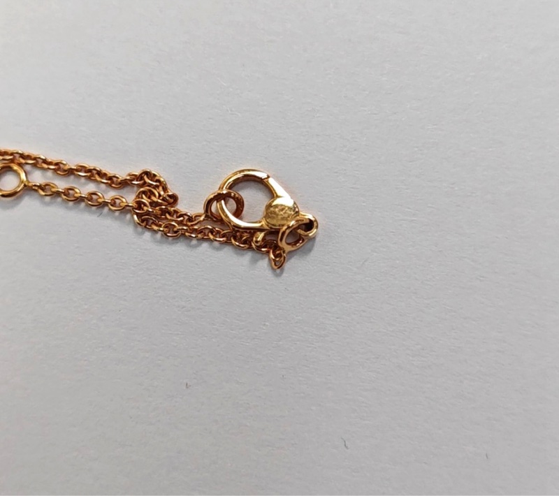 爱马仕小Q玫瑰金项链-10