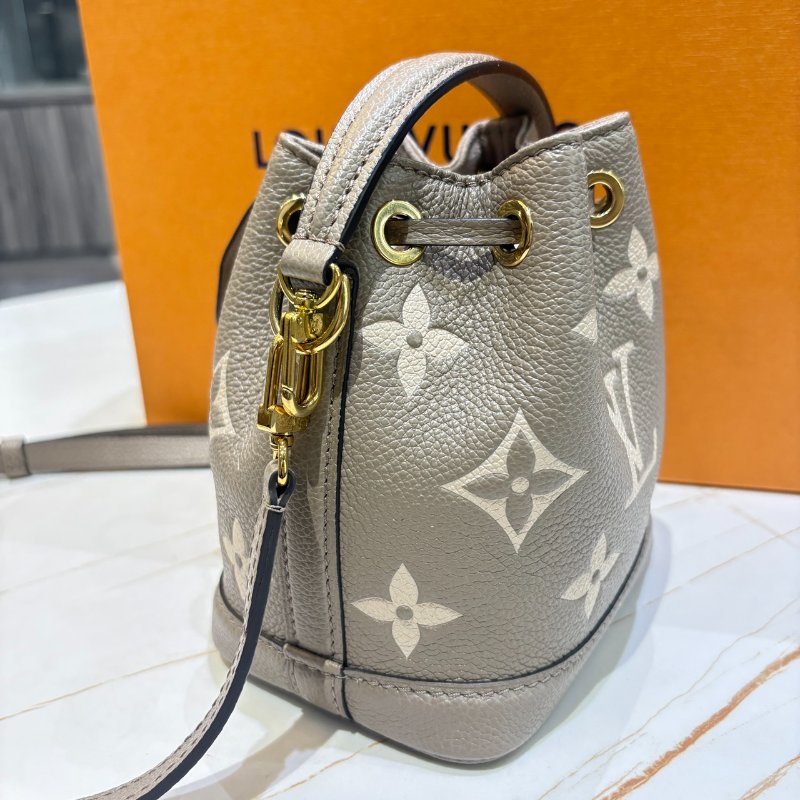 *SHIHNA名牌精品* LV Nano Noé 大象灰壓紋小水桶-4