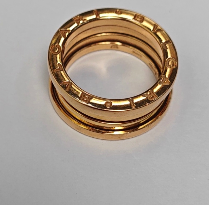 BVLGARI zero1 玫瑰金戒指-6