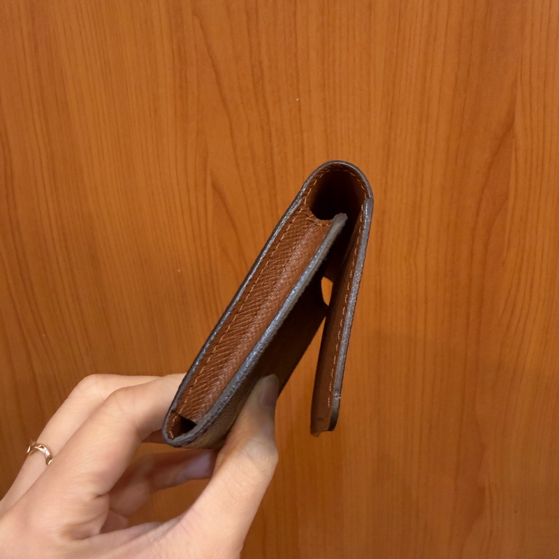 LV 原花內咖啡下蓋卡包M62920-2