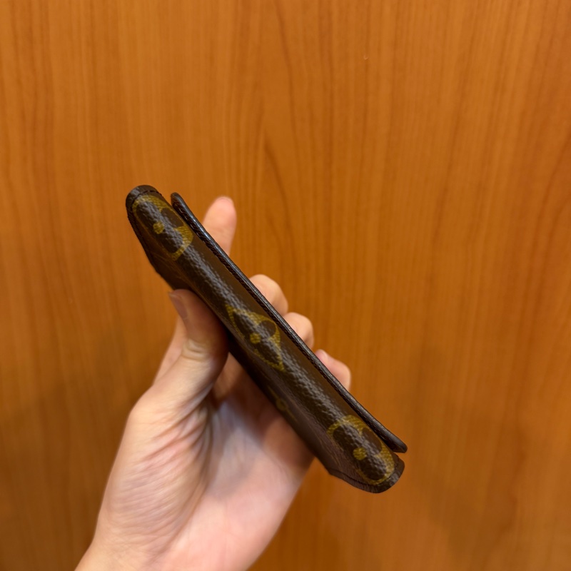 LV 原花內咖啡下蓋卡包M62920-5