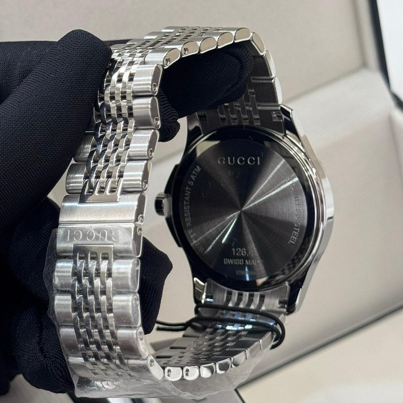 *SHIHNA名牌精品* GUCCI G-Timeless 126.4 綠色男士腕錶-3