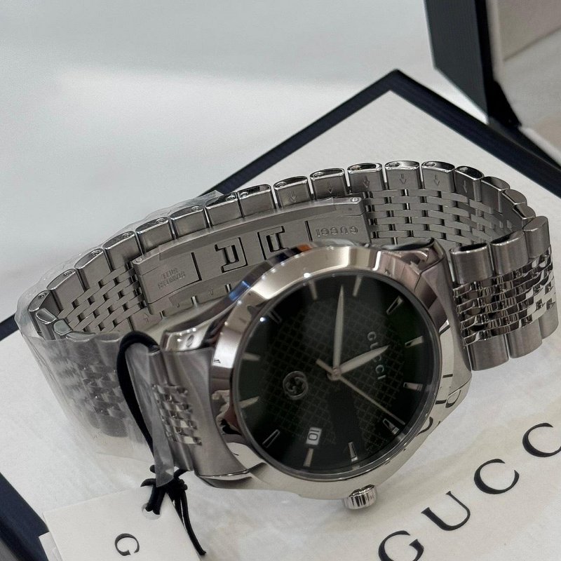 *SHIHNA名牌精品* GUCCI G-Timeless 126.4 綠色男士腕錶-5