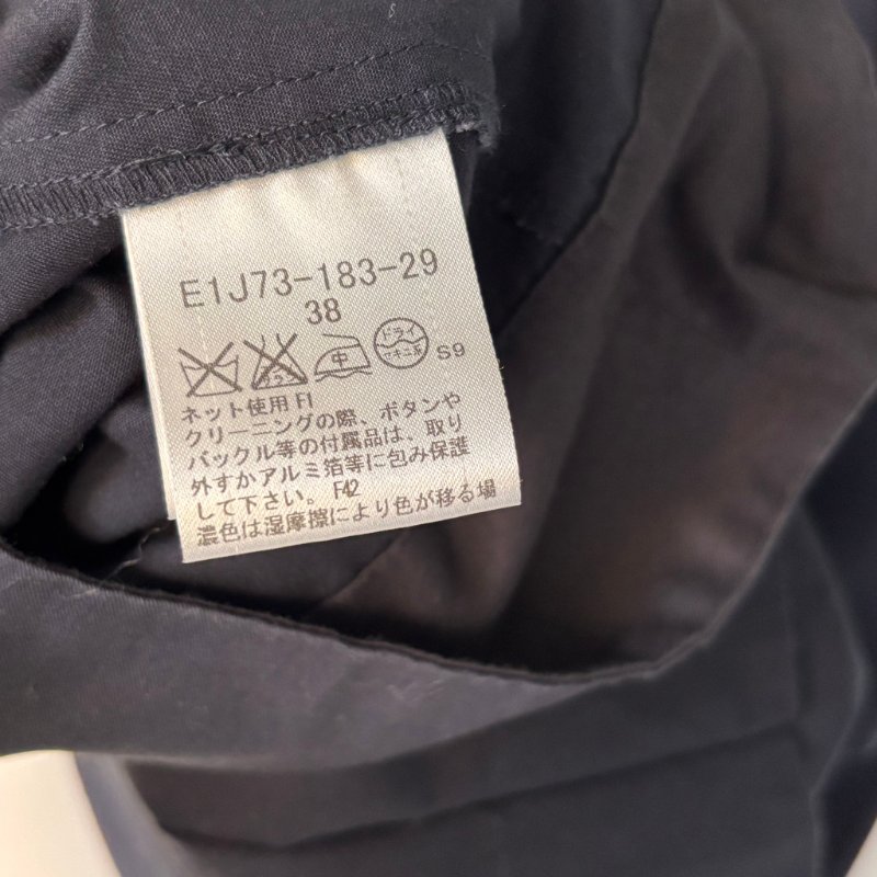 ::BURBERRY:: 戰馬刺繡 白色橫條紋洋裝 38號-14