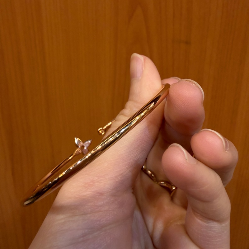 LV 750玫瑰金Idylle Blossom Twist手鐲Q95533-3