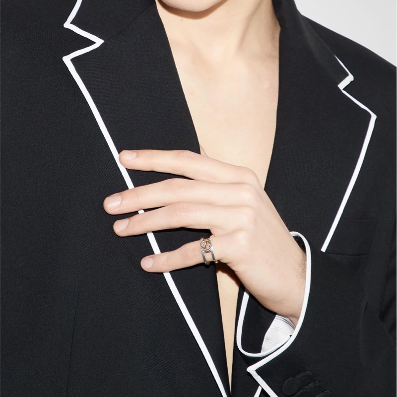 Gucci 經典雙G戒指-2