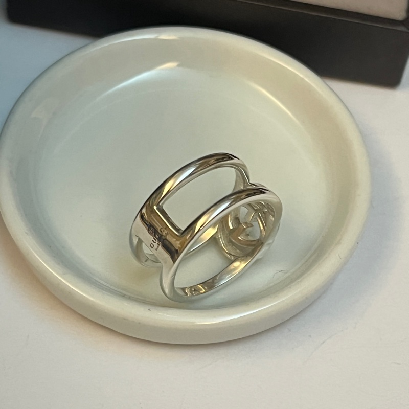Gucci 經典雙G戒指-7