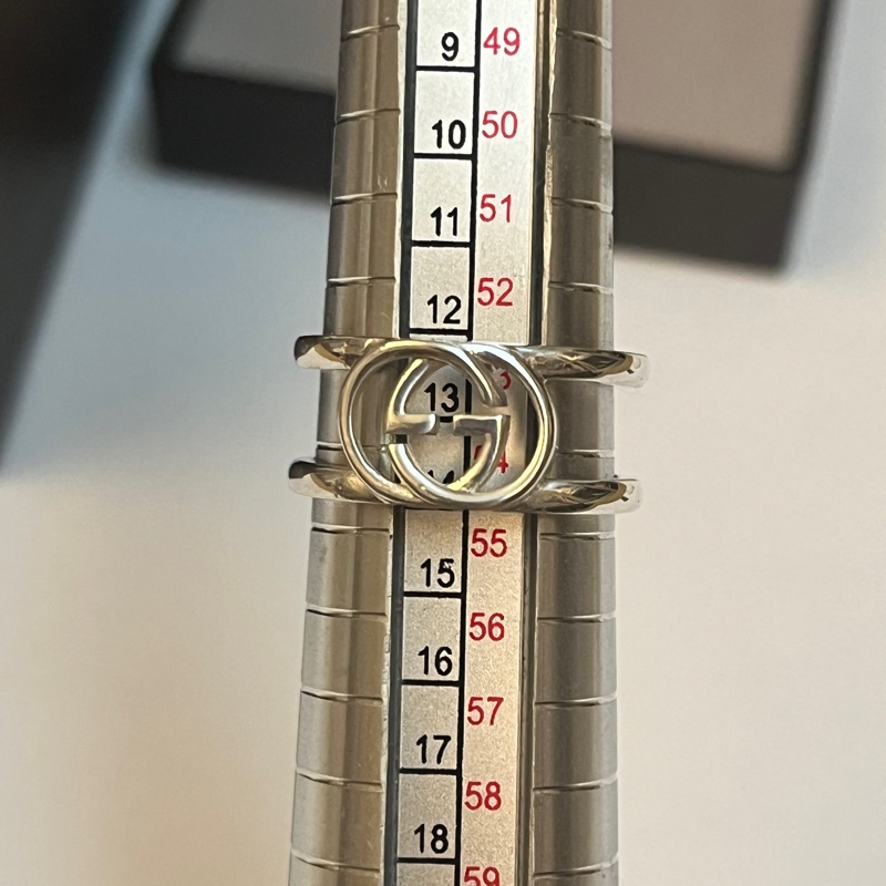 Gucci 經典雙G戒指-11