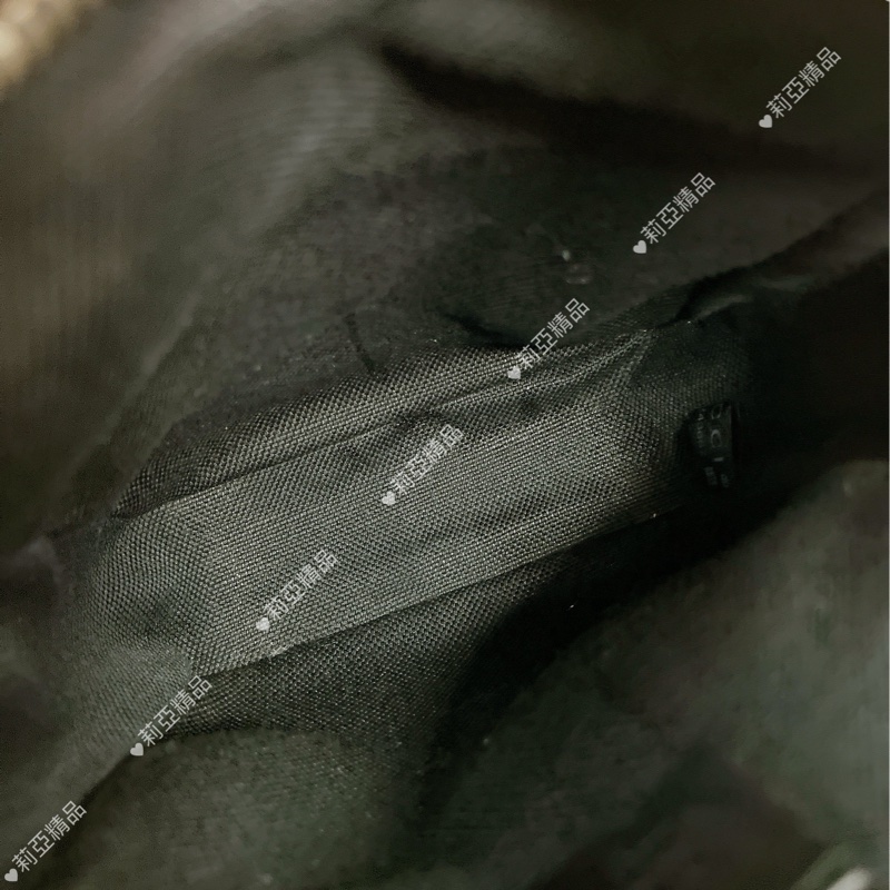 莉亞精品♡Gucci 598103 黑灰相機包 二手-12