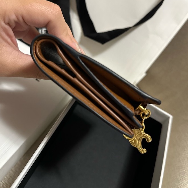 TRIOMPHE吊飾標誌印花短款錢包-2