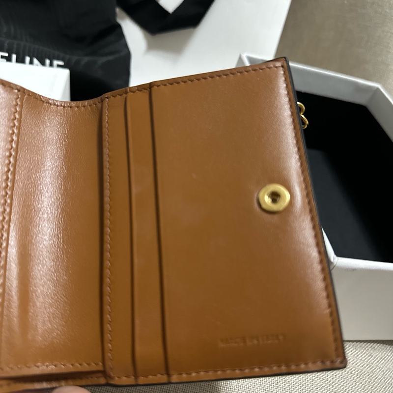 TRIOMPHE吊飾標誌印花短款錢包-15