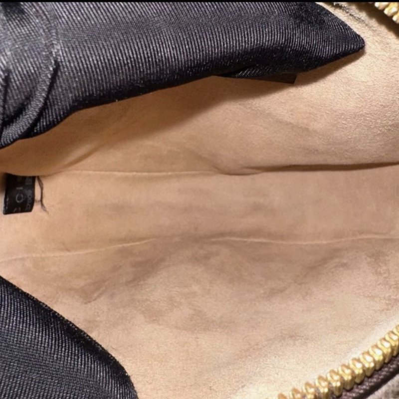 GUCCI 老花金扣Ophidia系列圓餅肩背斜背包18*18*4.5 98新配件塵袋-4