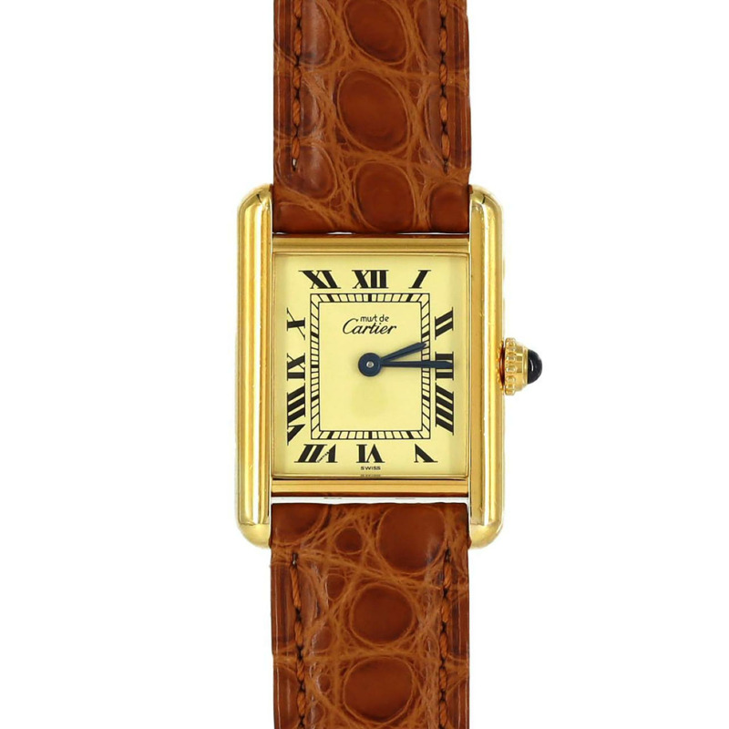 卡地亞 Must Tank SM GP W1003153 石英錶-0