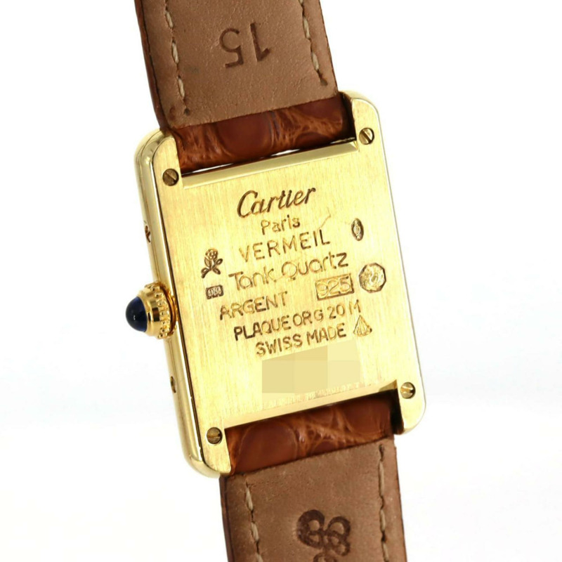 卡地亞 Must Tank SM GP W1003153 石英錶-4